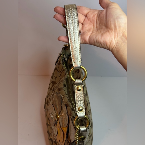 Coach Bleeker Floral Signature Carly Purse Shoulder Bag - Picture 3 of 14